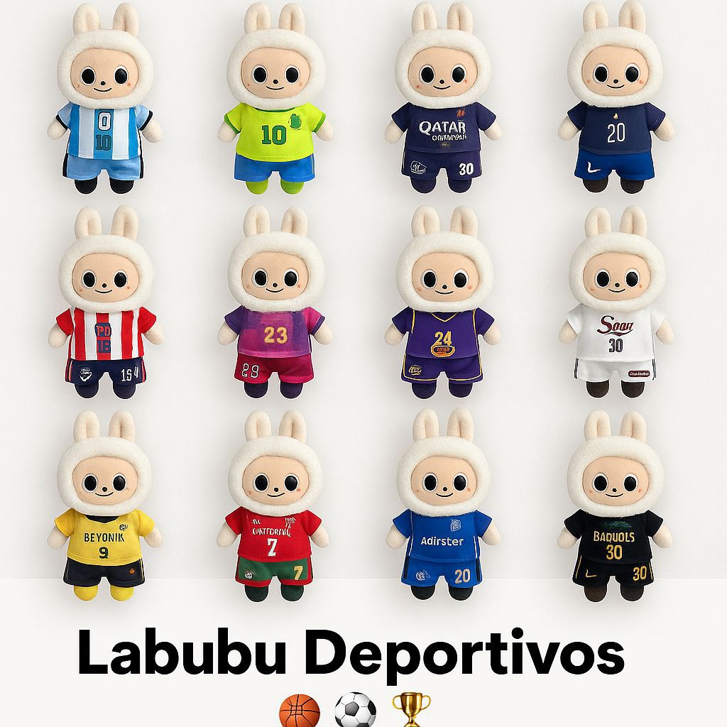 Miniatura 2 de MUÑECO LABUBU DEPORTIVO EN LLAVERO